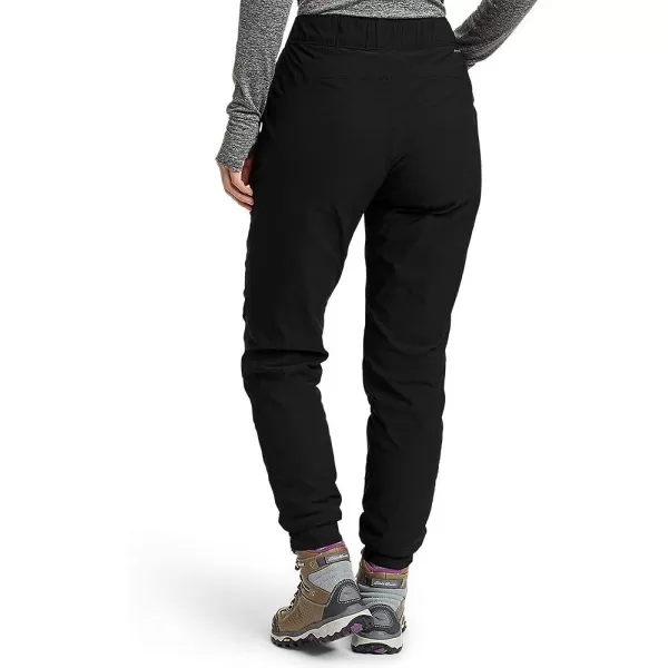 imageEddie Bauer Womens Rainier FleeceLined PullOn PantsBlack
