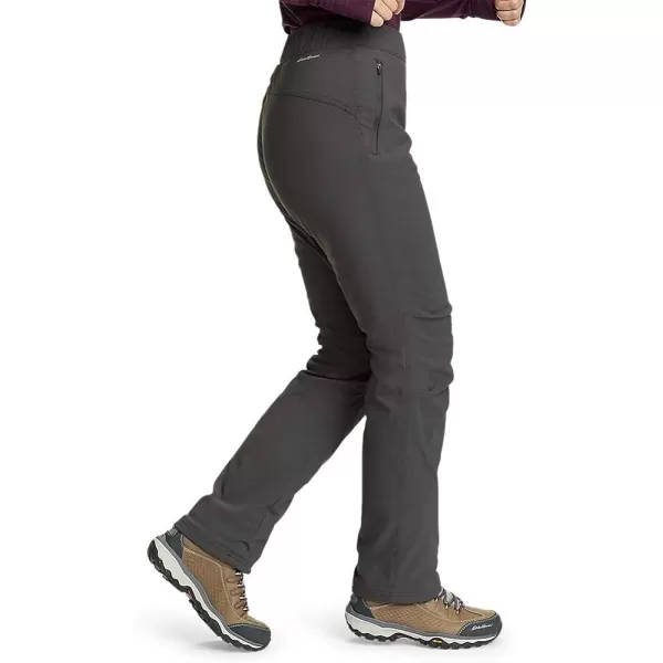 imageEddie Bauer Womens Rainier FleeceLined PullOn PantsDark Smoke