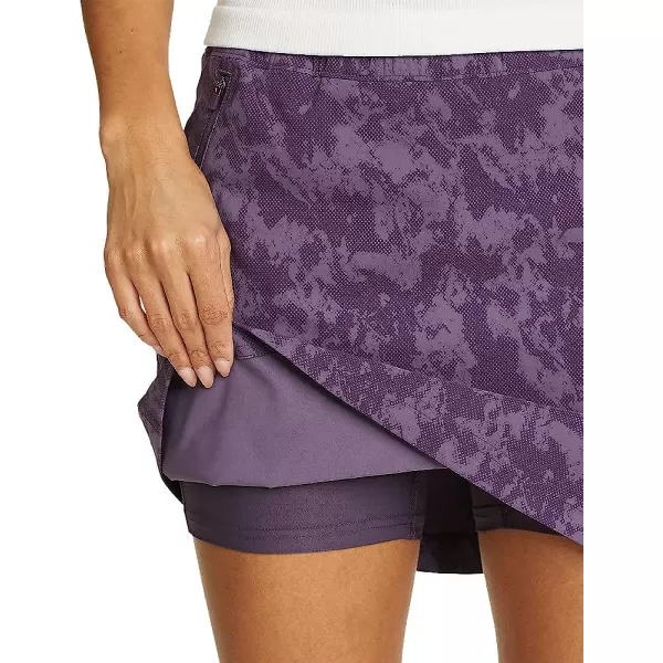 imageEddie Bauer Womens Rainier Skort  Camo PrintPurple