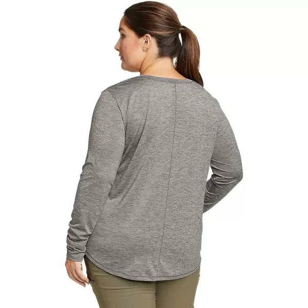 imageEddie Bauer Womens Resolution LongSleeve TShirtPlus Dark Smoke