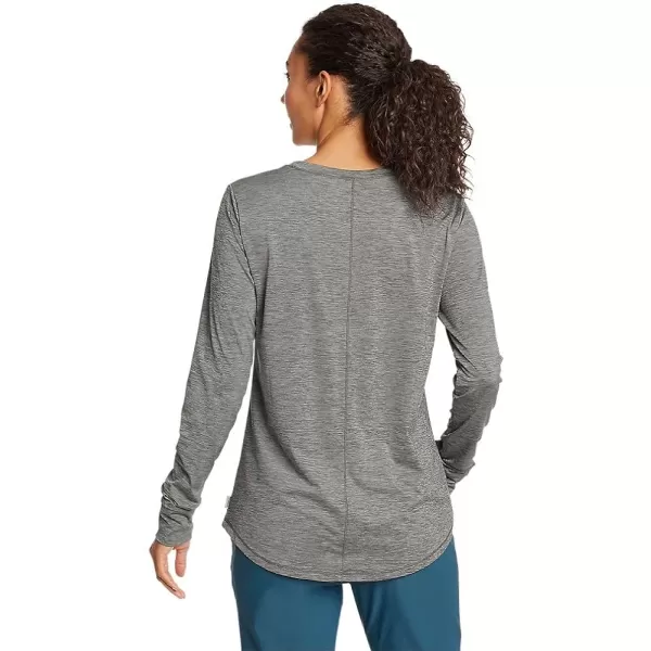 imageEddie Bauer Womens Resolution LongSleeve TShirtRegular Dark Smoke