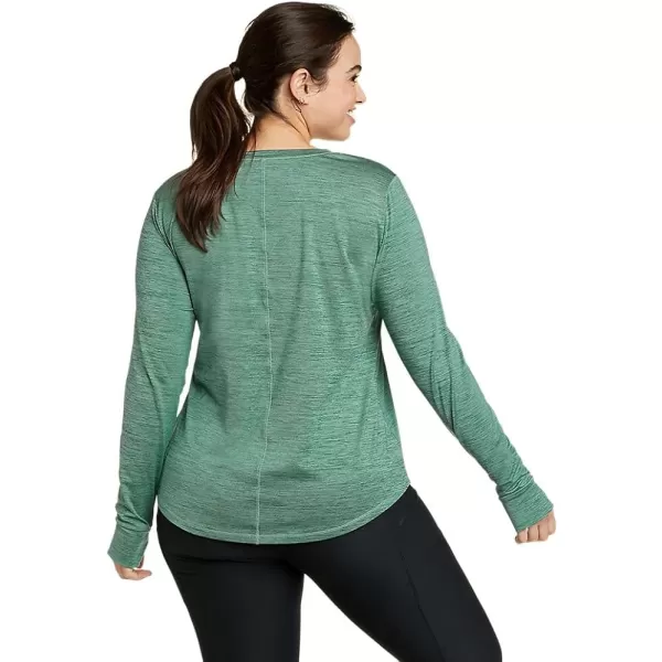 imageEddie Bauer Womens Resolution LongSleeve TShirtRegular Lt Green