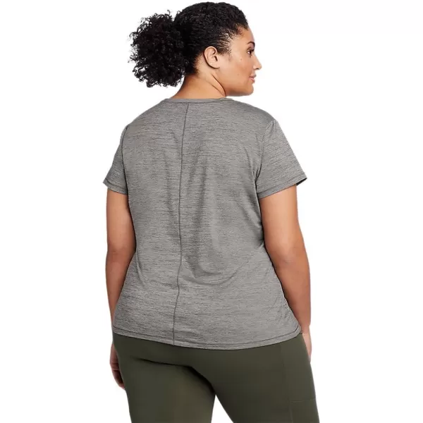 imageEddie Bauer Womens Resolution ShortSleeve VNeck TShirtPlus Dark Smoke