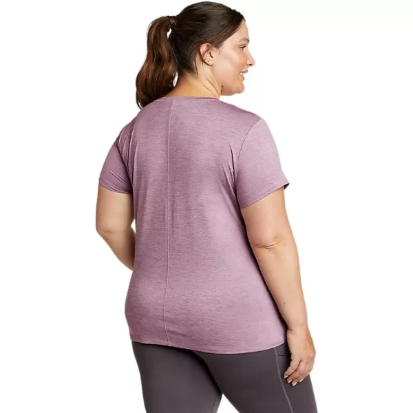 imageEddie Bauer Womens Resolution ShortSleeve VNeck TShirtPlus Dusty Iris