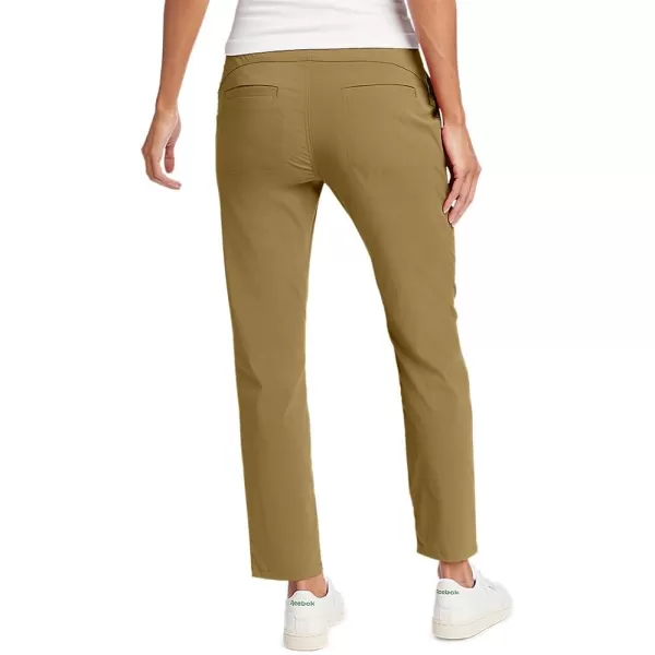 imageEddie Bauer Womens Sightscape Horizon Slim Straight Ankle PantsRegular Dk Tan