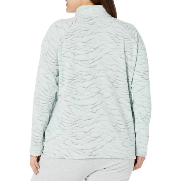 imageEddie Bauer Womens Size Quest 14 ZipPrintPlusLt Green