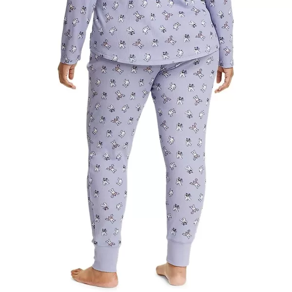 imageEddie Bauer Womens Stines Favorite Waffle Sleep PantsPlus Hyacinth