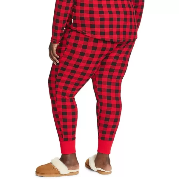 imageEddie Bauer Womens Stines Favorite Waffle Sleep PantsPlus Red