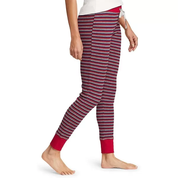 imageEddie Bauer Womens Stines Favorite Waffle Sleep PantsRegular Dark Berry