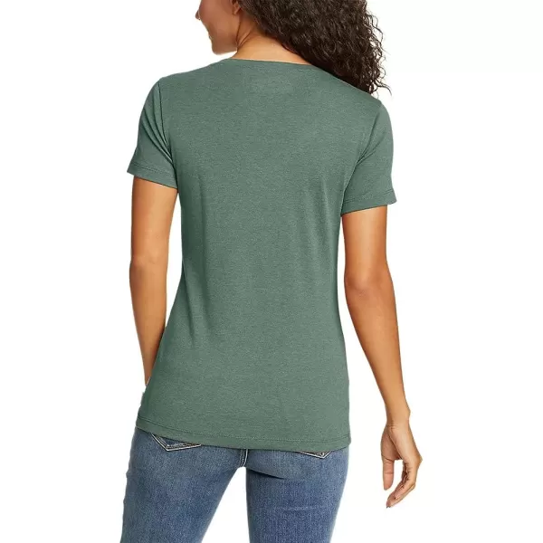 imageEddie Bauer Womens Stines ShortSleeve VNeck TShirtDragonfly