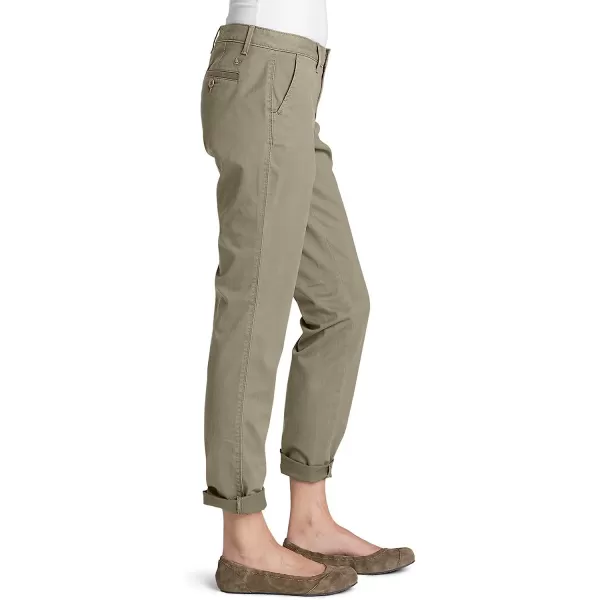 imageEddie Bauer Womens Stretch Legend Wash Pants  BoyfriendRegular Carbon