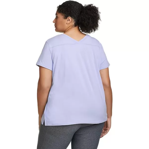 imageEddie Bauer Womens Tempo Light ShortSleeve TShirtPlus Periwinkle