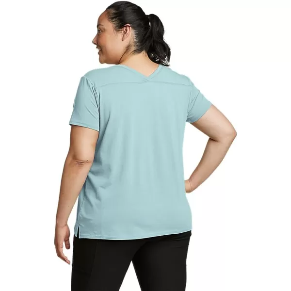 imageEddie Bauer Womens Tempo Light ShortSleeve TShirtPlus Sea Blue