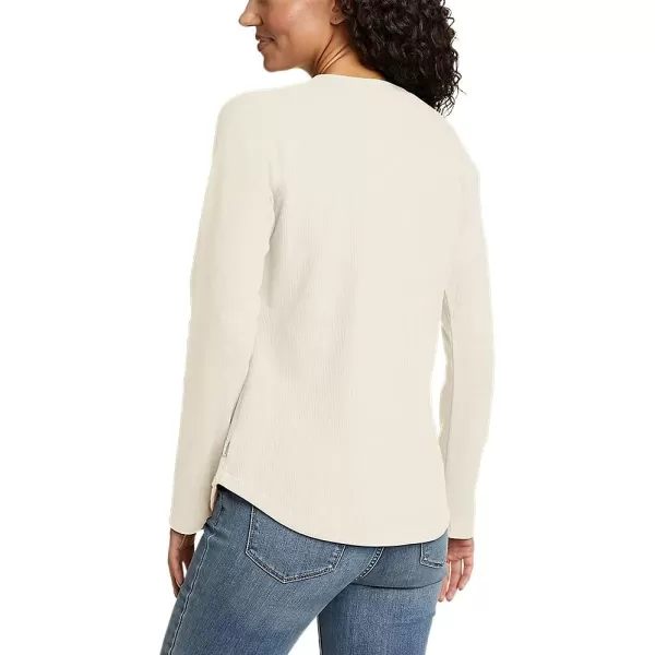imageEddie Bauer Womens Thermal Raglan LongSleeve CrewIvory