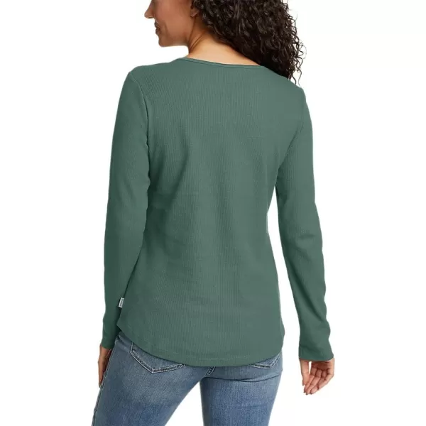 imageEddie Bauer Womens Thermal Snap HenleyAzure