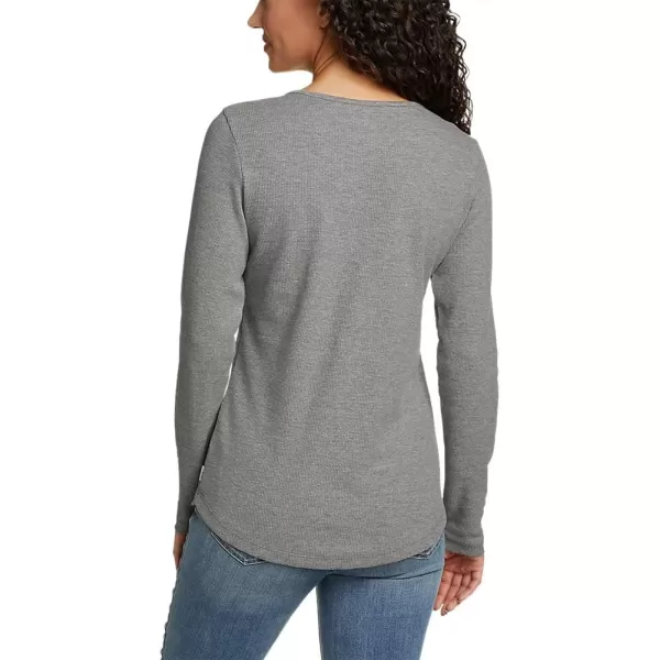 imageEddie Bauer Womens Thermal Snap HenleyHeather Gray