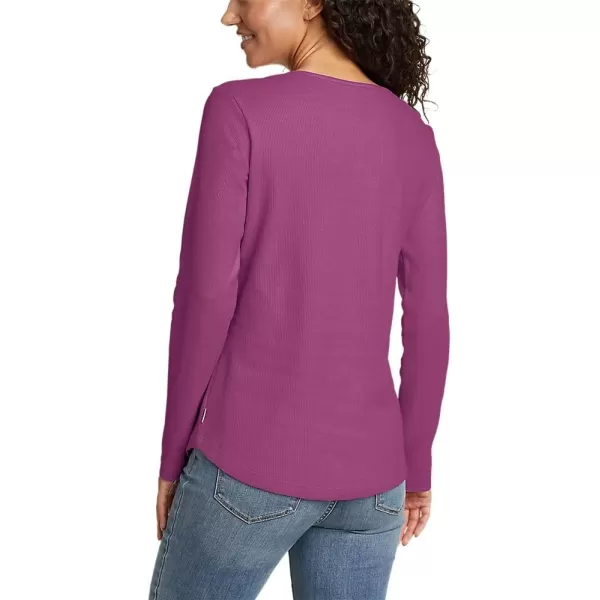 imageEddie Bauer Womens Thermal Snap HenleyWineberry