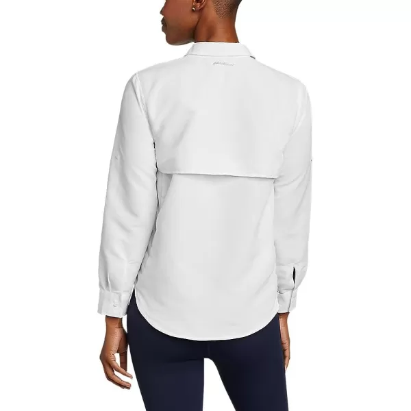 imageEddie Bauer Womens Trail Ripstop LongSleeve ShirtWhite