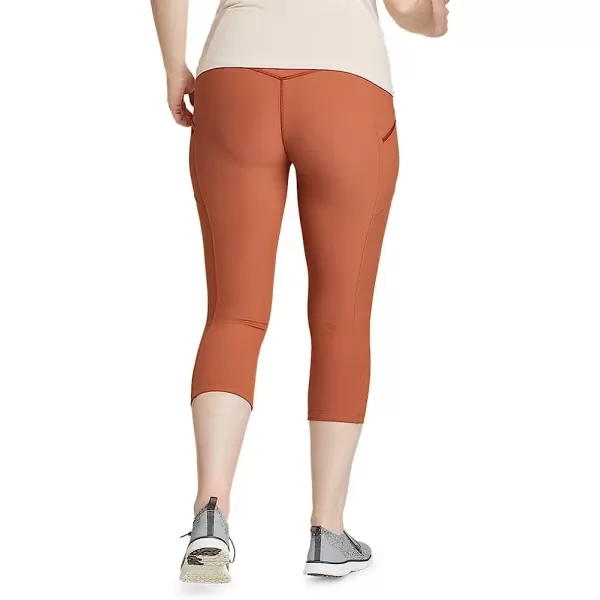 imageEddie Bauer Womens Trail Tight Capris  High RiseRegular Paprika