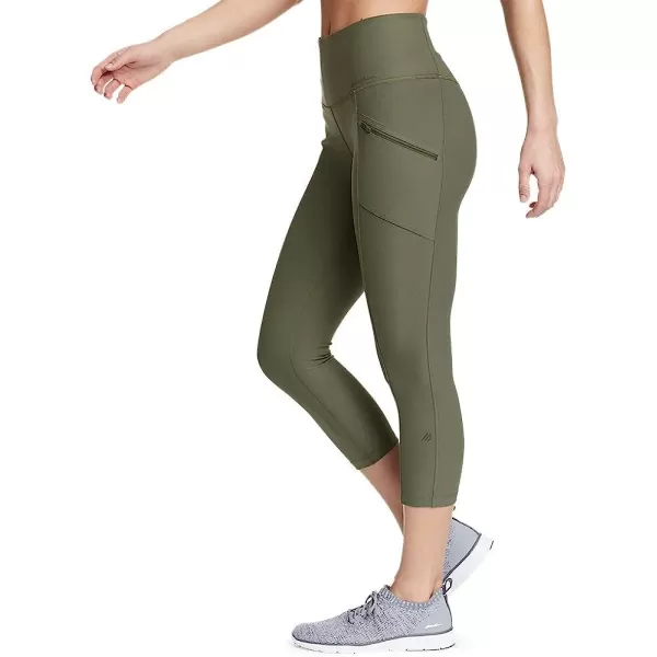 imageEddie Bauer Womens Trail Tight Capris  High RiseRegular Sprig