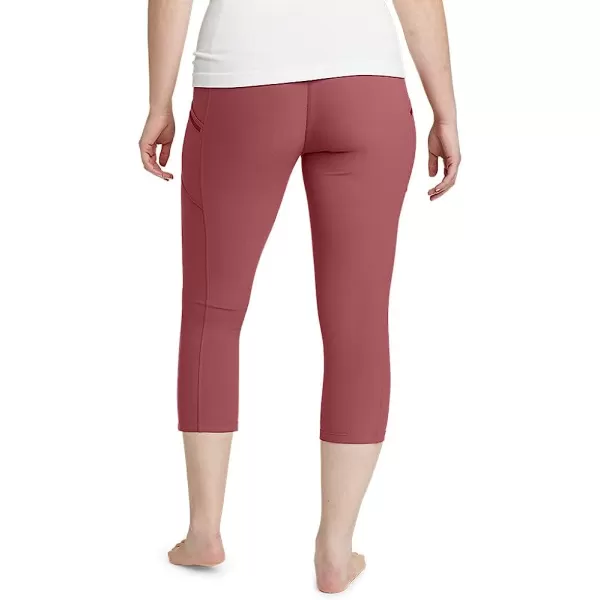 imageEddie Bauer Womens Trail Tight Capris  High RiseTall Dk Chinaberry