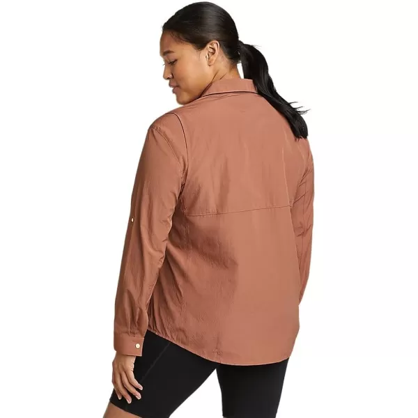 imageEddie Bauer Womens UPF Guide 20 ShirtRegular Cocoa