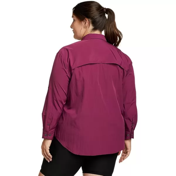imageEddie Bauer Womens UPF Guide LongSleeve ShirtPlus Port