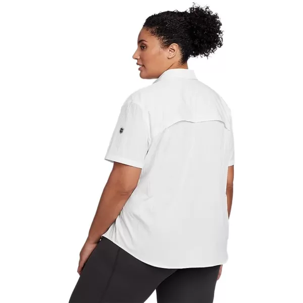 imageEddie Bauer Womens UPF Guide ShortSleeve ShirtPlus White