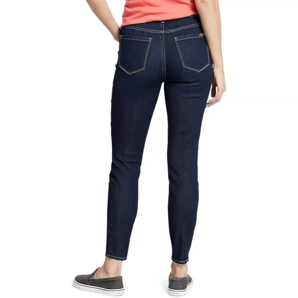 imageEddie Bauer Womens Voyager HighRise Skinny Jeans  Slightly CurvyRegular Dk Indigo