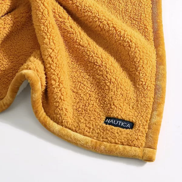 imageEddie BauerThrow Blanket Ultra Soft Plush Sherpa Home Dcor Reversible All Season Bedding Solid BrownIvory 50 x 60Throw Solid GoldIvory