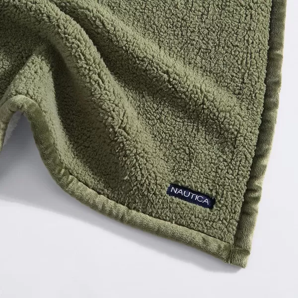 imageEddie BauerThrow Blanket Ultra Soft Plush Sherpa Home Dcor Reversible All Season Bedding Solid BrownIvory 50 x 60Throw Solid GreenIvory