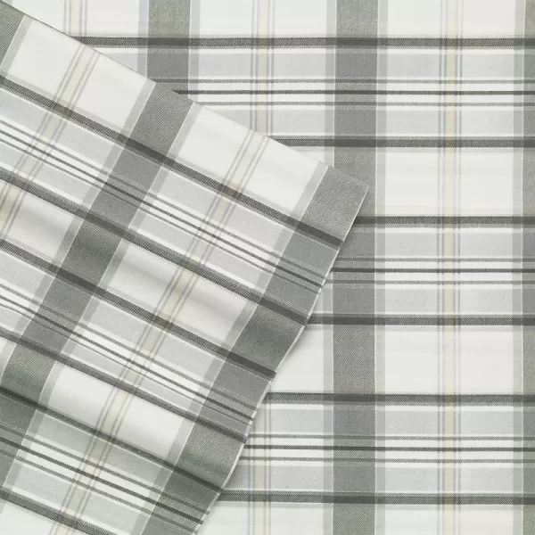 imageEddie Bauer  Full Sheets Cotton Percale Bedding Set Crisp amp Cool Home Decor Eddies Oar Blue FullFull Chinook GreyIvoryDark Grey
