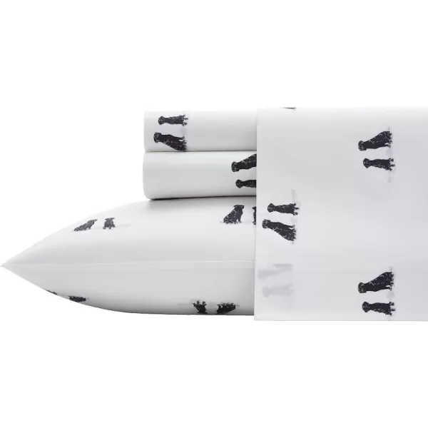 imageEddie Bauer  Full Sheets Cotton Percale Bedding Set Crisp amp Cool Home Decor Eddies Oar Blue FullFull Labrador Fields WhiteBlackRed