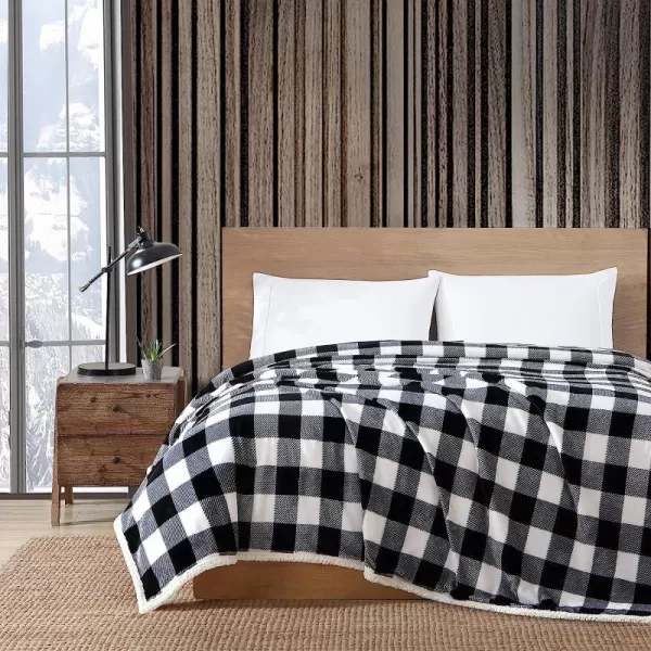 Black Check Queen Blanket