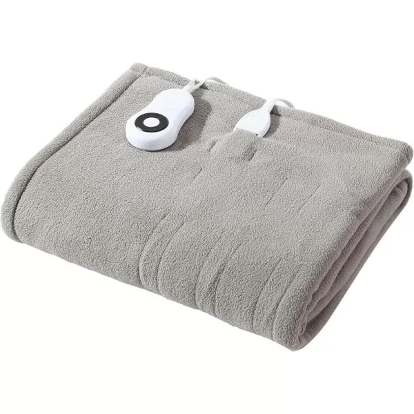 imageEddie Bauer  Throw Blanket Soft  Plush Heated Blanket Cozy Fleece Bedding with Sherpa Reverse 5 Heat Setting FlagAsh