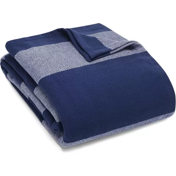 imageEddie Bauer  Twin Blanket Lightweight Cotton Bedding Home Decor for All Seasons Boylston Navy TwinTwin Boylston Navy