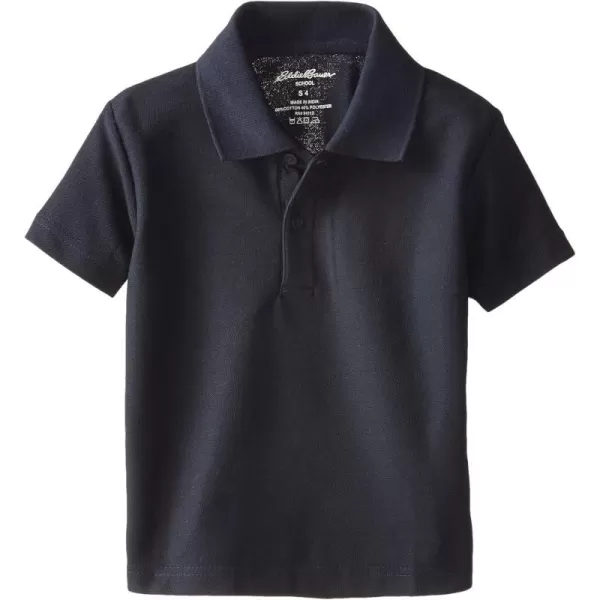 imageEddie Bauer Boys Short or Long Sleeve Polo Shirt More Styles AvailableLittle Boys Performance Navy