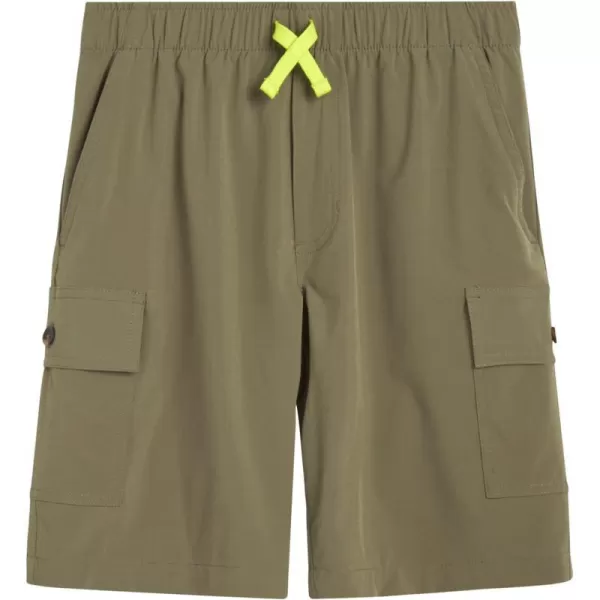 imageEddie Bauer Boys Shorts  Stretch Fit Pull On Cargo Tech Shorts for Boys 420Olive