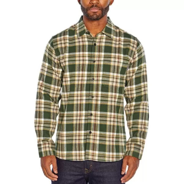 imageEddie Bauer Bristol Mens Flannel ShirtBayleaf Plaid