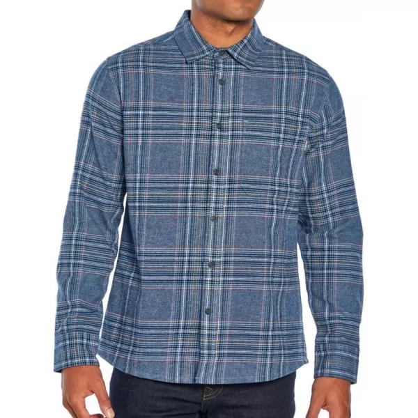 imageEddie Bauer Bristol Mens Flannel ShirtChambray Blue