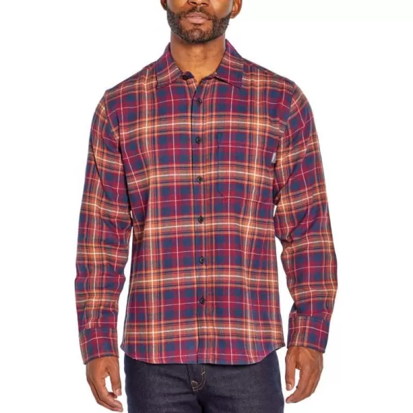 imageEddie Bauer Bristol Mens Flannel ShirtCognac Plaid