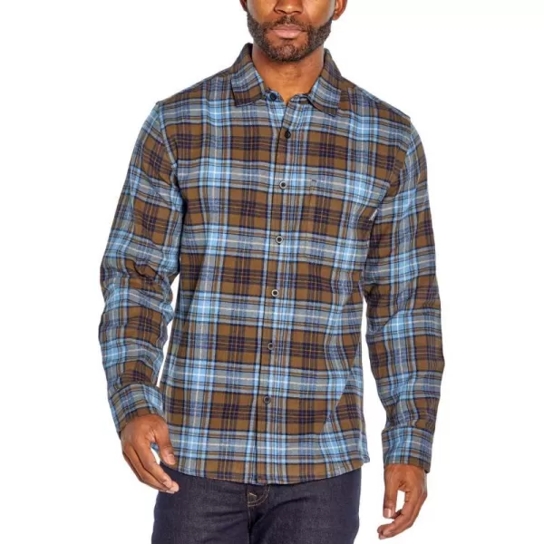 imageEddie Bauer Bristol Mens Flannel ShirtDeep Denim Plaid
