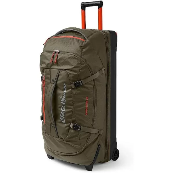 imageEddie Bauer Expedition 34 Duffel 20Lightweight Travel Luggage Made from Rugged PolycarbonateDk Thyme