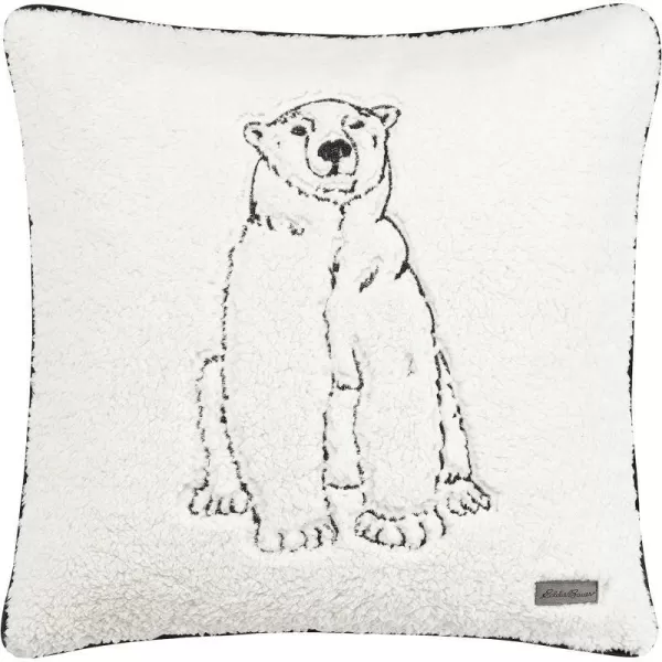 20 inchx20 inch Polar Bear Grey/White