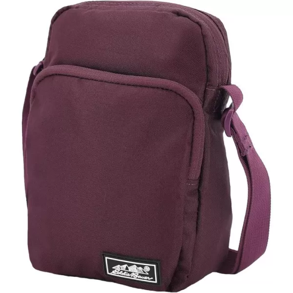 imageEddie Bauer Jasper Crossbody Bag with Zippered Main Compartment and Adjustable Shoulder StrapDark Plum