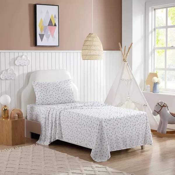 imageEddie Bauer Kids  Queen Sheets Stain Resistant Kids Bedding Ideal for Toddler Bedding Set Poppy Plaid Pink QueenSunnyvale Rainbow WhiteMulti