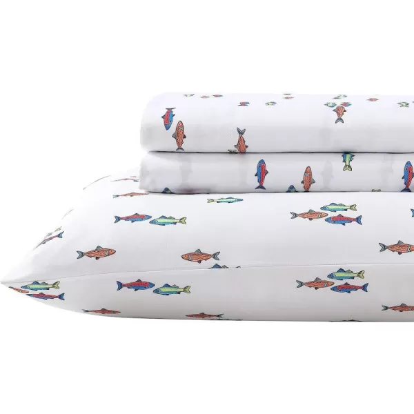 Fish Lake White/Multi Queen