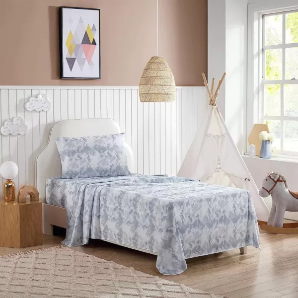 imageEddie Bauer Kids  Twin Sheets Stain Resistant Kids Bedding Ideal for Toddler Bedding Set Poppy Plaid Pink TwinSpring Water Tie Dye GreyWhite Twin