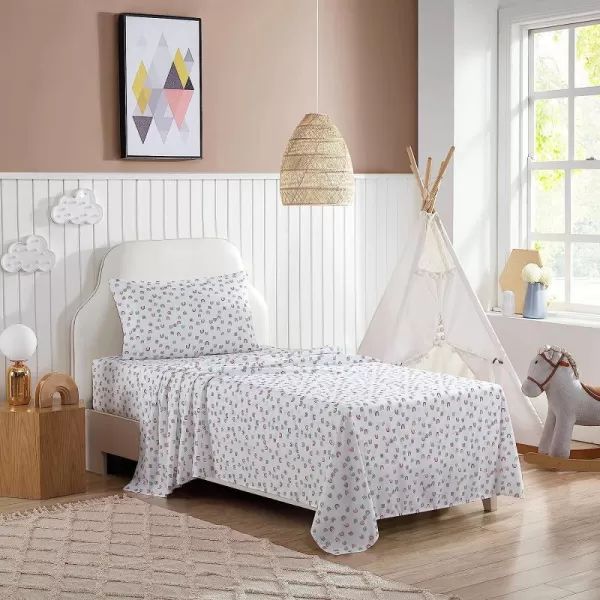 imageEddie Bauer Kids  Twin Sheets Stain Resistant Kids Bedding Ideal for Toddler Bedding Set Poppy Plaid Pink TwinSunnyvale Rainbow WhiteMulti Queen