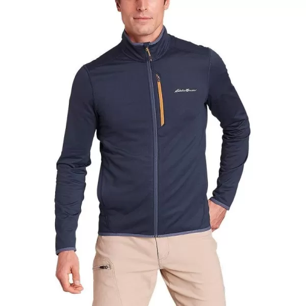 imageEddie Bauer Mens Activator Grid Fleece FullZipRegular Storm